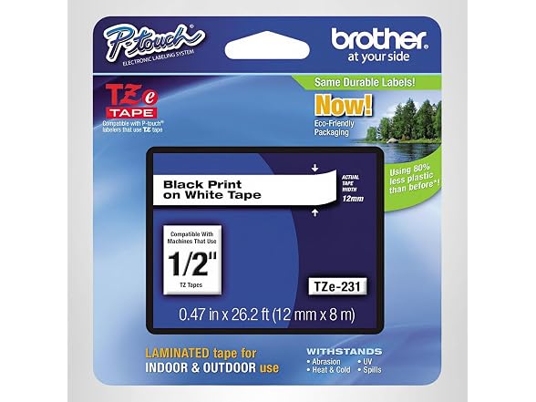 Brother TZE231 Laminated Labeling Tape