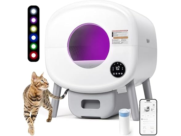 Fsitego Self Cleaning Cat Litter Box