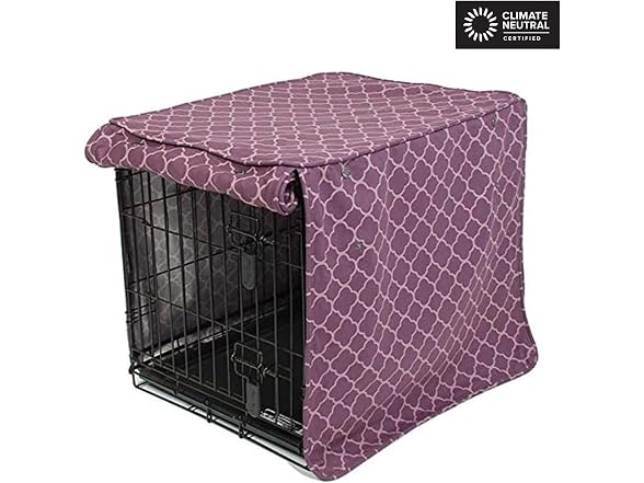 Molly Mutt Royals Dog Crate Cover, 100% Cotton