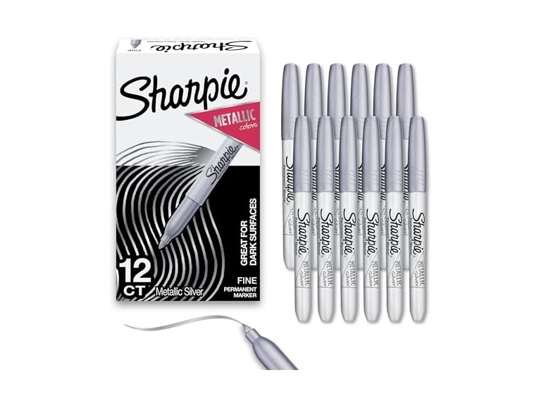 Sharpie Metallic Permanent Markers,12 Count
