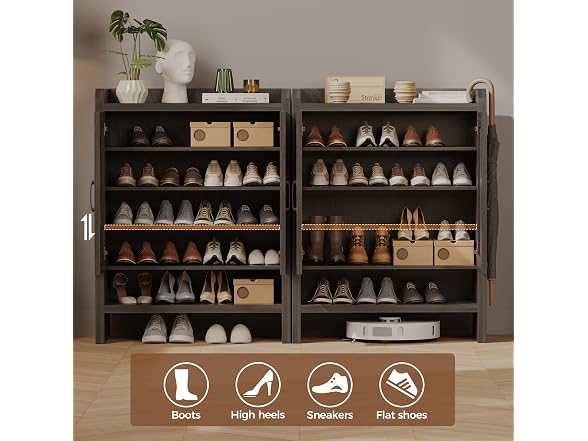 Mericonia 6-Tier Shoe Cabinet