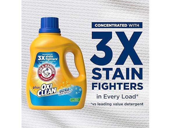 ARM & HAMMER Plus OxiClean Ultra Stain Detergent