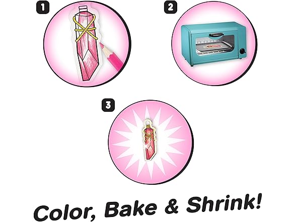 Just Play Shrinky Dinks 68-piece Jewelry Kit