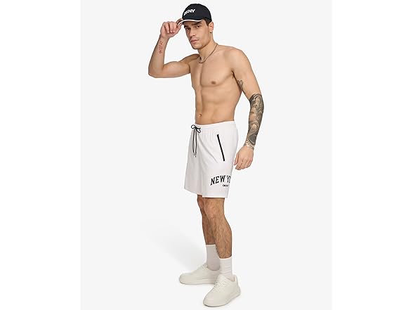 Dkny Men Swim Swim Trunk White