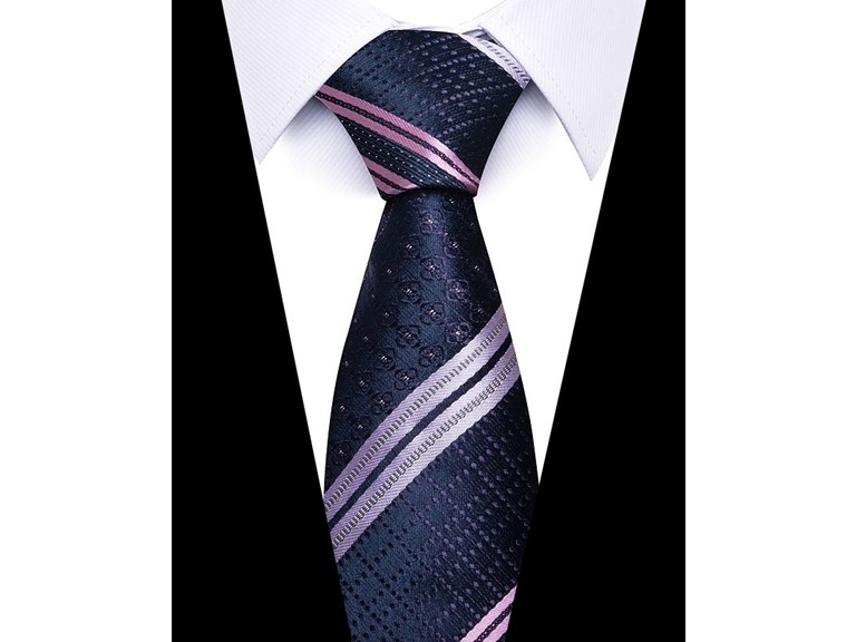 Formal Men’s Necktie - Purple Reign Texture