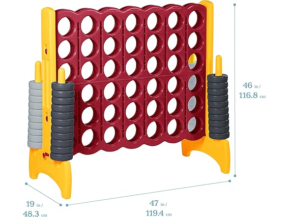 ECR4Kids Jumbo 4-To-Score, Giant Game