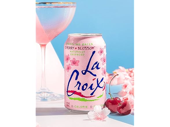 8PK La Croix Sparkling Water, Cherry Blossom
