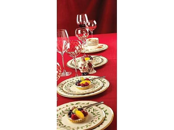 Lenox Holiday 6-Piece Dinner Plates Dinnerware Set