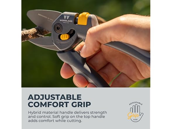Woodland Tools Co. Heavy Duty Anvil Pruning Shears – 5/8"