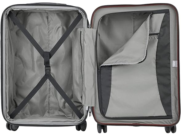 DELSEY PARIS Titanium Hardside Spinner, Checked Medium, 25-in.