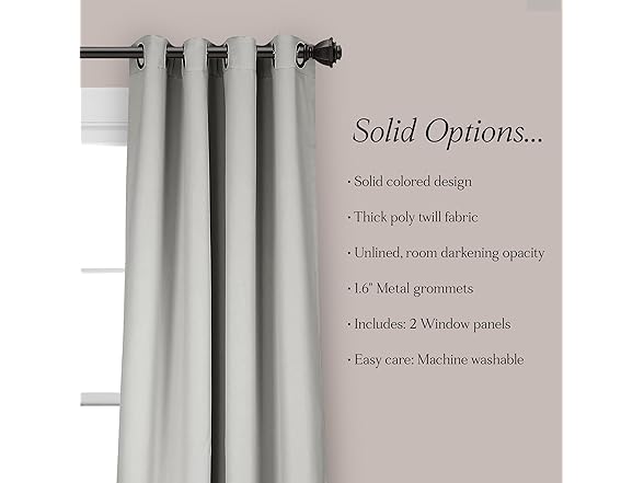 Lush Decor Insulated Grommet Blackout Panels