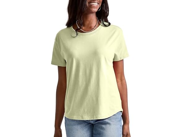 Hanes Women (XS) Originals T-shirt Solar Ice