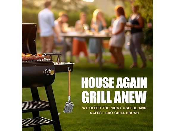 Grill Brush Bristle Free