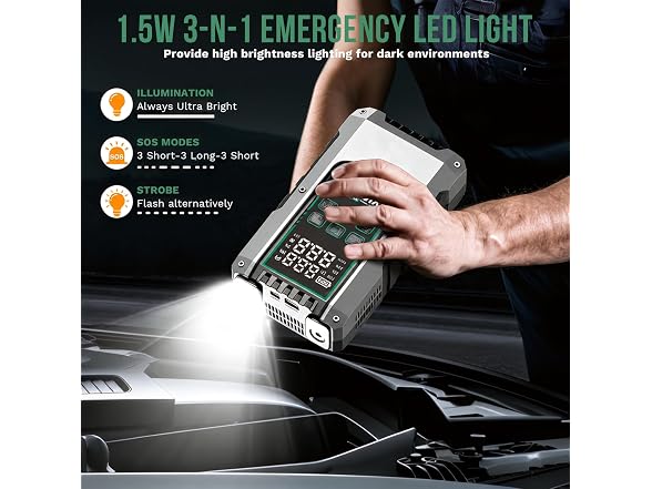 Pownym Portable Car Jump Starter