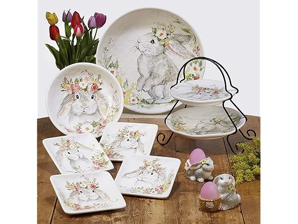 Sweet Bunny Set of 4 3D BUNNY MUGS