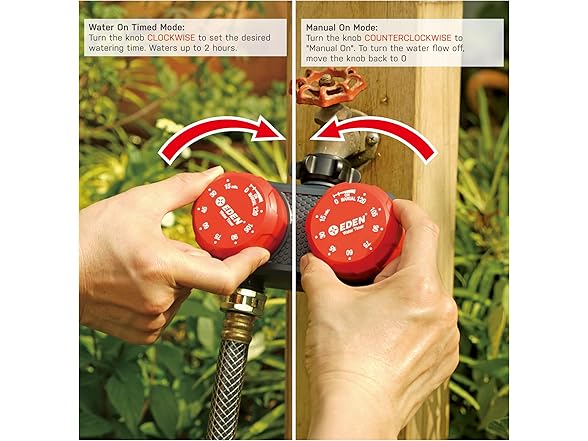 Eden 25124 2-Zone Mechanical Watering Timer