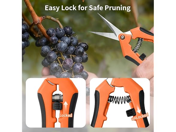 Drametic+ GAR-13 4 Pcs Garden Pruning Shears