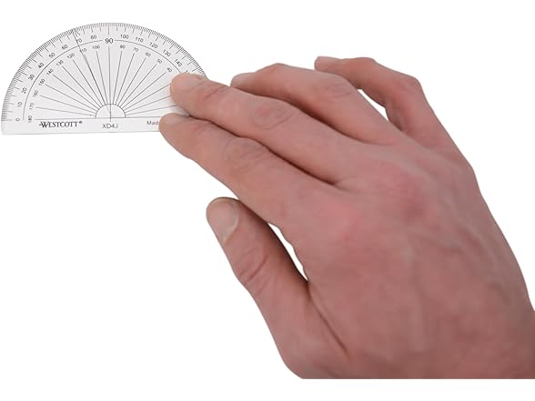 Westcott Protractor Set 6-Inch 12-Pack