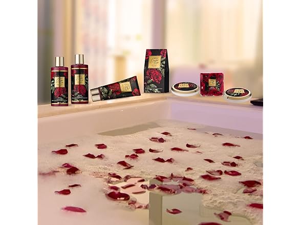 Exotic Rose Gift Basket for Women & Men
