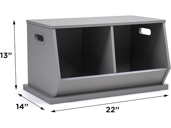 Humble Crew Wood Toy Storage Cubby