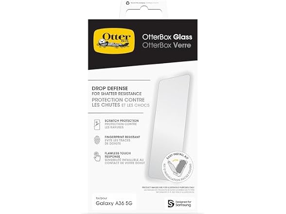 OtterBox Samsung Galaxy A36 5G Glass Screen Protector