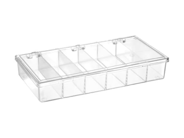 SP Bel-Art Plastic 6 Compartment Storage Box