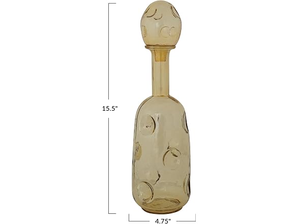 1.75-Quart Organic Shaped Glass Decanter