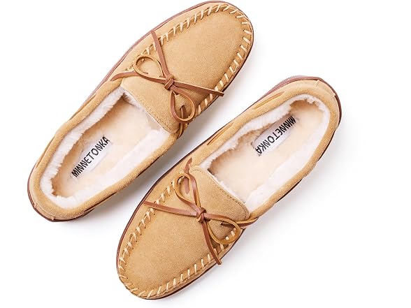 Minnetonka Men's Pile Lined Hardsole