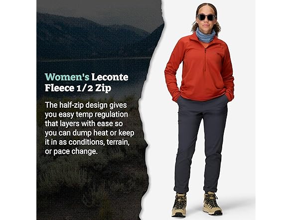 Marmot Womens Leconte 1/2 Zip Fleece