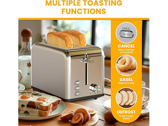 Simple Deluxe 2-Slice Toaster