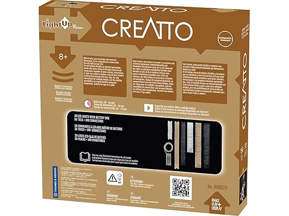 Thames & Kosmos Creatto Puppy Pals Light-Up 3D Puzzle Kit 
