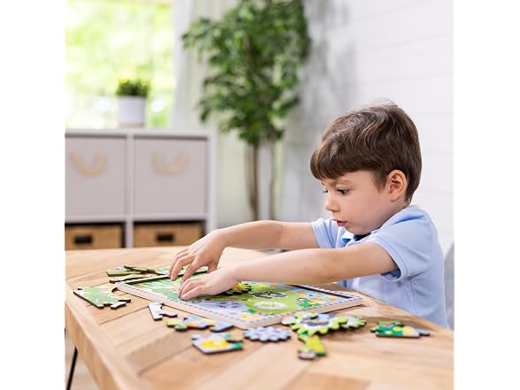 Melissa & Doug Animal Chase Spinning Gear Puzzle