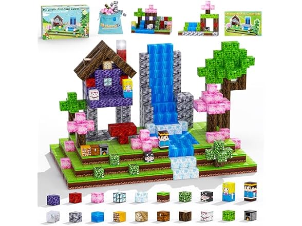 KIZJORYA 108PCS Magnetic Blocks