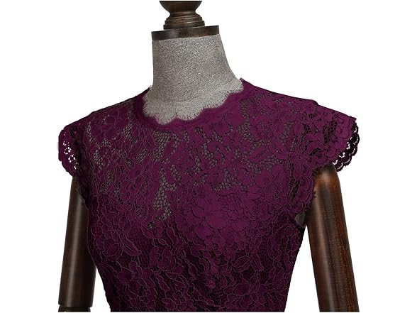 Miusol Women (M) Formal Lace Evening Party Dress