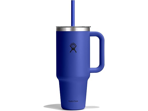 Hydro Flask 40oz Clear Lid Travel Tumbler - Capri Blue