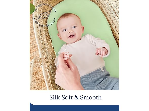 PurComfy Supersoft Fitted Bassinet Sheet