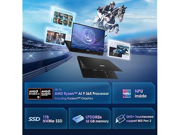 MSI Summit A16 AI+ (2024) 16” 2-in-1 Laptop