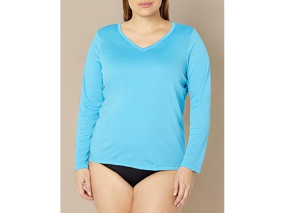 Kanu Surf Women's LS Aqua Rashguard (1X)