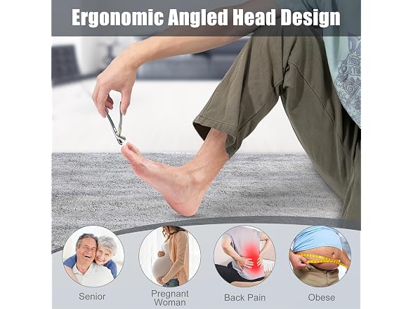 SHINLEA Nail Clippers for Seniors Thick Toenails