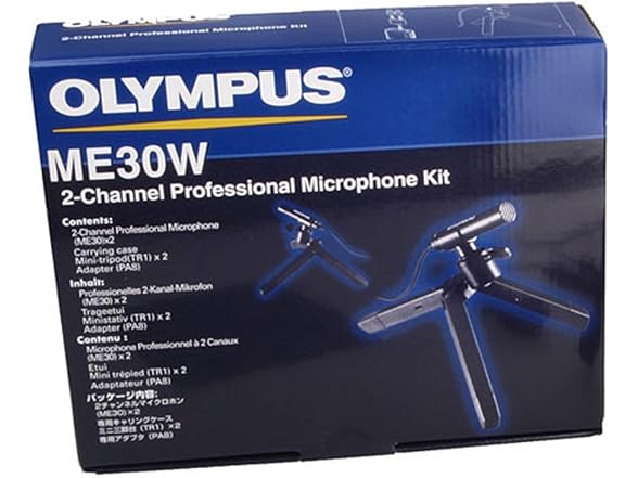 Olympus ME30W 2-Channel Professional Microphone Kit