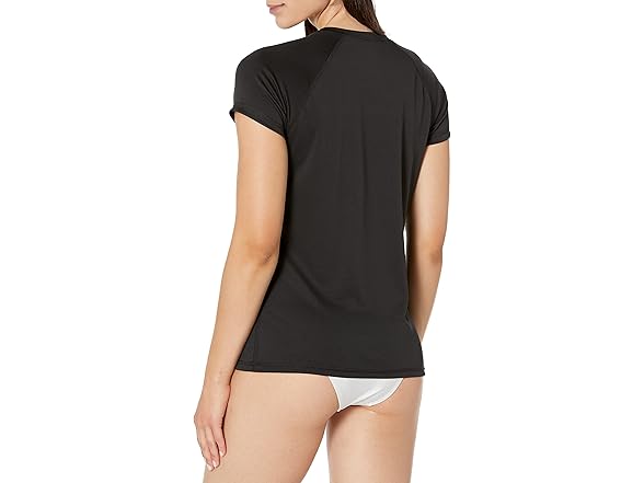 Kanu Surf Women's Solid Black Rashguard (M)