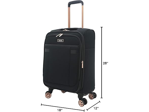 kensie Hudson Softside 3-Piece Spinner Luggage Set