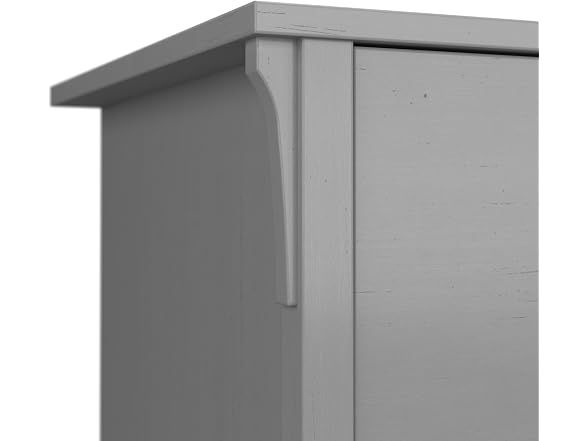 Bush Home Salinas 6 Cube Organizer in Cape Cod Gray