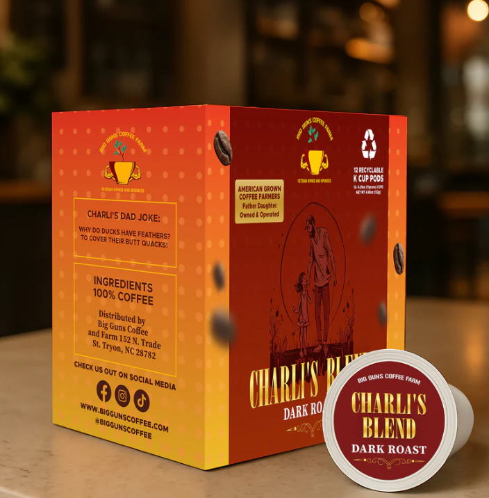 Big Guns Coffee K-Cups 48ct – Charli’s Blend - Gallery 2