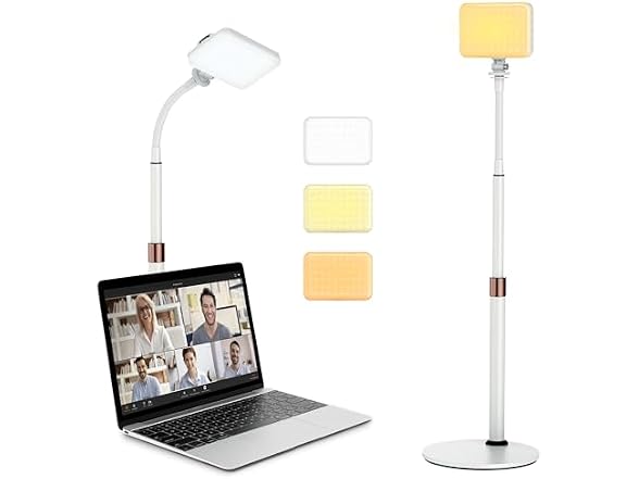 Anautin LED Desk Light With Stand, CRI97+ Selfie