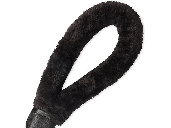Plush Dog Leash w/Sherpa Handle, 5ft