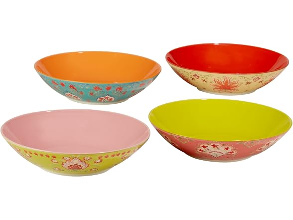 Francesca 44 oz. Porcelain Soup and Cereal Bowls – Set of 4 