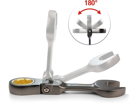 WORKPRO 8-piece Stubby Wrench Set,Metric
