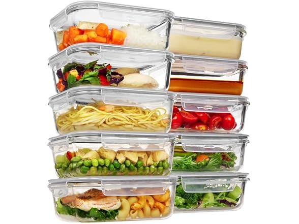 10 Pack (35oz & 22oz) - 1 Compartment
