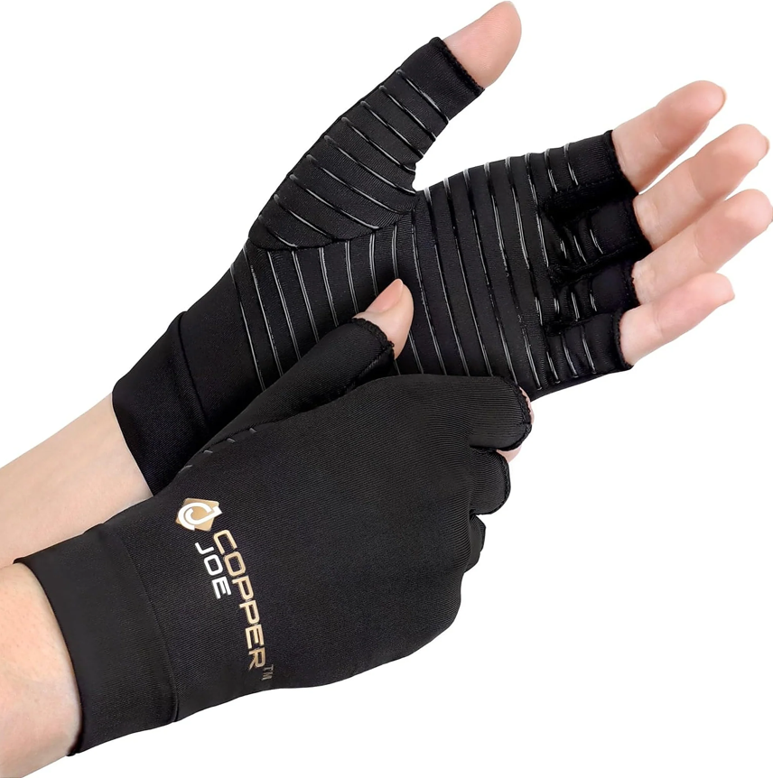 Copper Fingerless Gloves 4Pk - Gallery 6